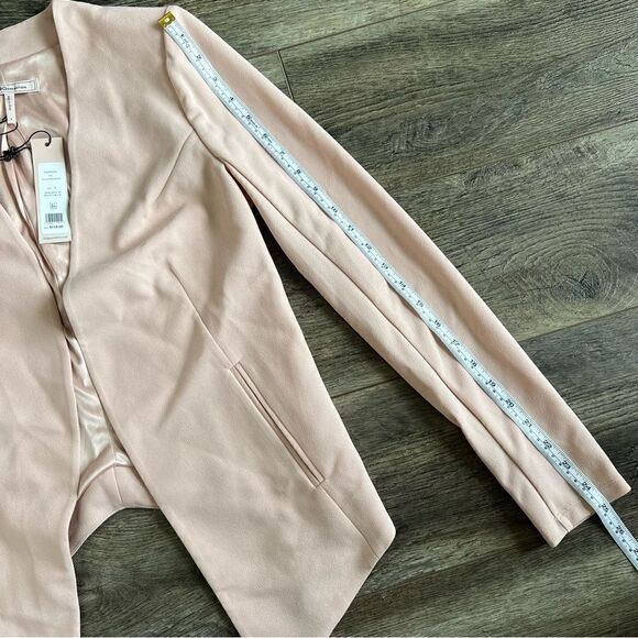 BCBGeneration Women's Tuxedo Blazer Jacket NWT Rose Smoke Pink Size Small - Picture 13 of 13